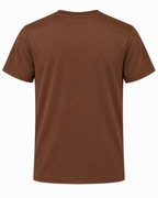 NORTHWAFANDZ brown performance T-shirt back