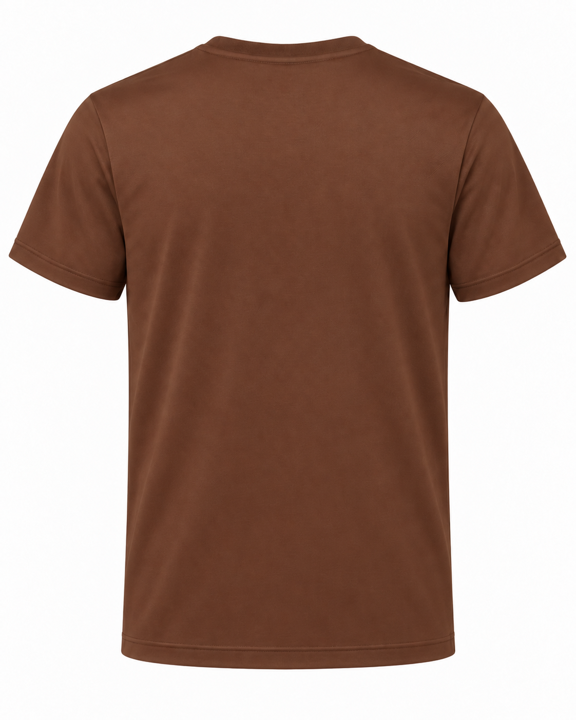NORTHWAFANDZ brown performance T-shirt back