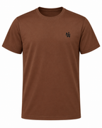 NORTHWAFANDZ brown performance T-shirt front