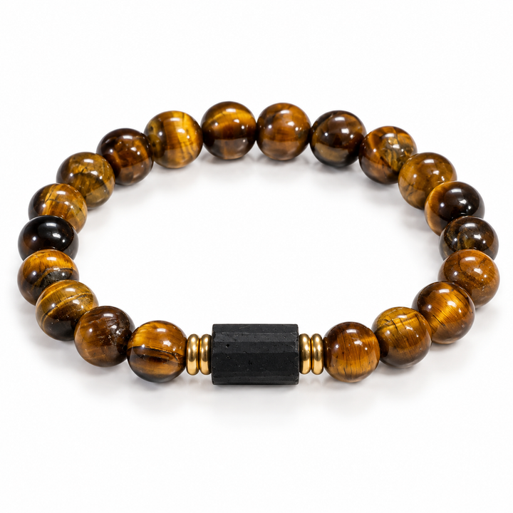 NORTHWAFANDZ Tiger's Eye bracelet on white background